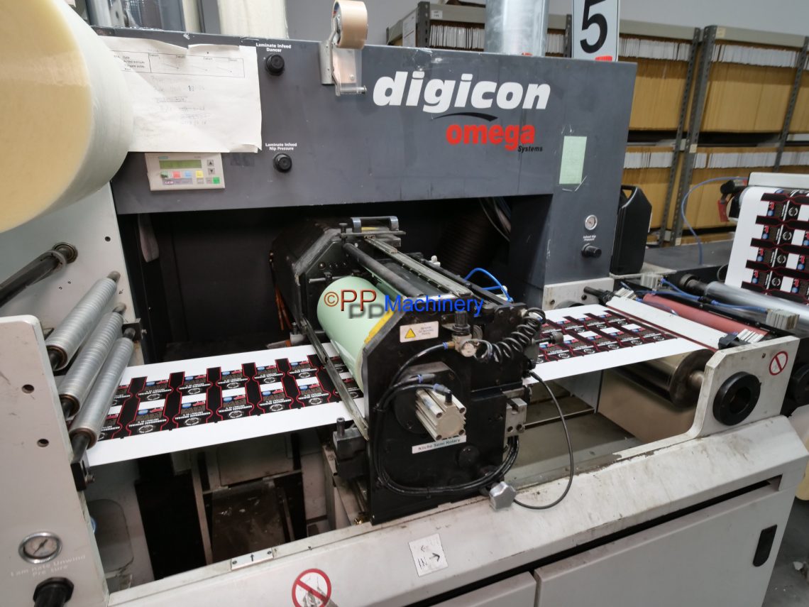 AB Graphics Digicon Series I label converting machine Slitter