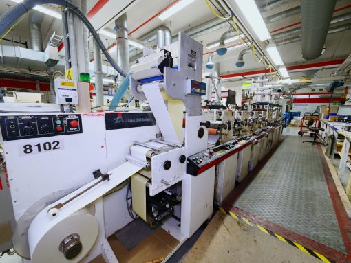 Allied 300 4 colours flexo labe press
