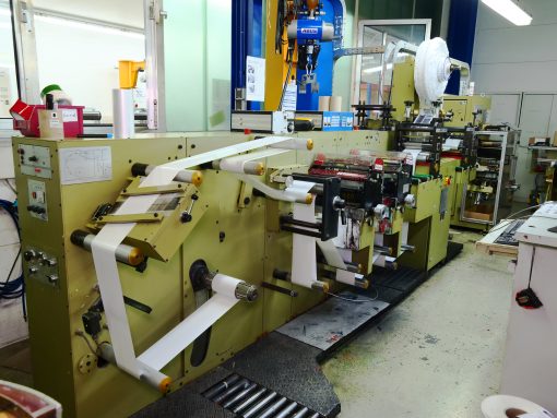 Gallus EM 220 flexo label printer