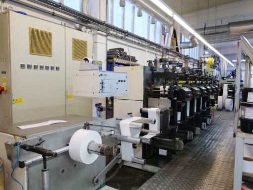 Nilpeter F 240 6 colours flexo label pres