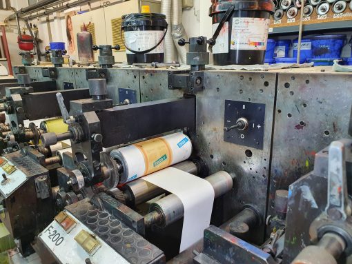 Nilpeter F 240 6 colours flexo label pres