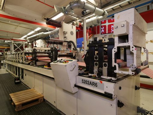 Gallus EM 410 8 colours Flexo press