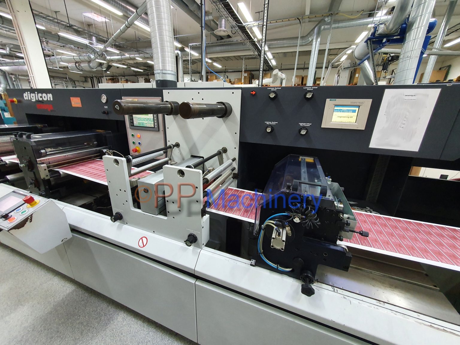 ABG Digicon digital label finishing machine outstanding equipment