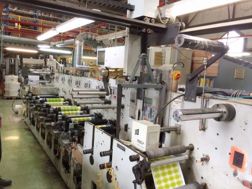Gidue Combat 370 8 colours flexo label printing press