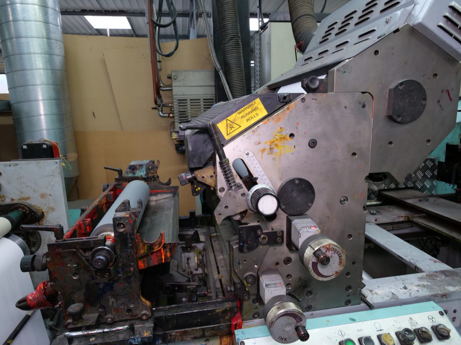 Omet Multiflex LB 420 FLUV 5 colours Flexo printing machine PP