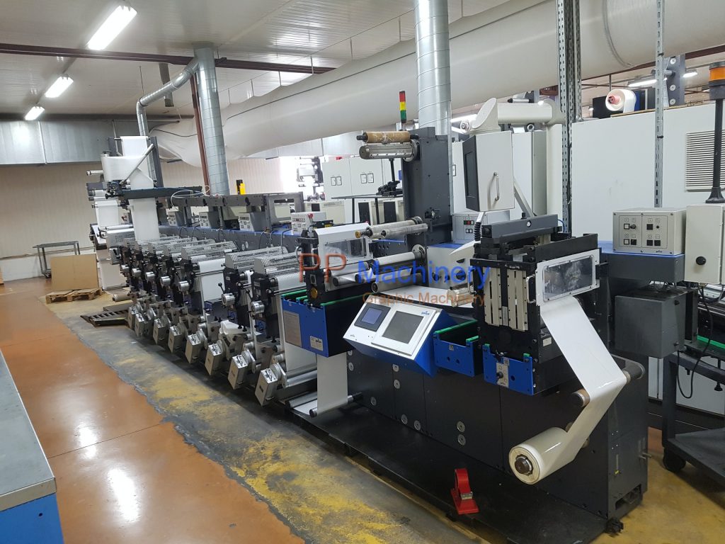 Gallus EM 280 8 colours flexo label press – full UV and chilled rollers ...