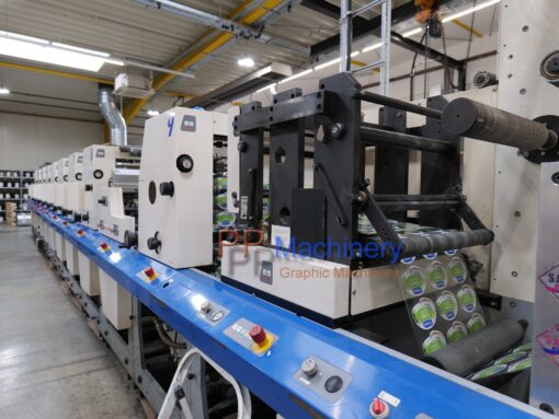 MPS EP 410 – 9 colours flexo label press from 2002