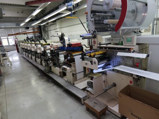 NILPETER MO 3300S 6 colours offset label press