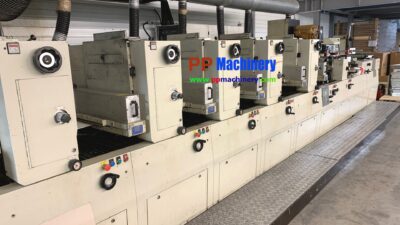 2003 Codimag Viva 340 5 colours offset + Flexo  varnishing intermittend label printing press roll to roll - Image 3