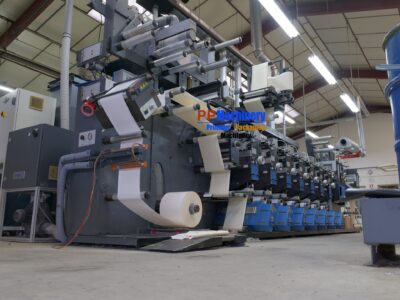 2001 Gallus EM 280 7 Colours Flexo Label Press with Chilled rollers and Delam Relam - Image 5