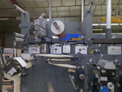 2001 Gallus EM 280 7 Colours Flexo Label Press with Chilled rollers and Delam Relam - Image 7