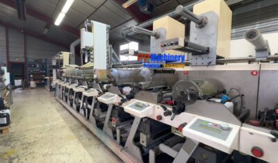 2008 NILPETER FA4 9 COLOURS FLEXO LABEL PRESS FULLY EQUIPPED FROM PP MACHINERY – GERMANY - Image 12