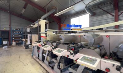 2008 NILPETER FA4 9 COLOURS FLEXO LABEL PRESS FULLY EQUIPPED FROM PP MACHINERY – GERMANY - Image 13