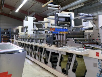 2008 NILPETER FA4 9 COLOURS FLEXO LABEL PRESS FULLY EQUIPPED FROM PP MACHINERY – GERMANY - Image 3