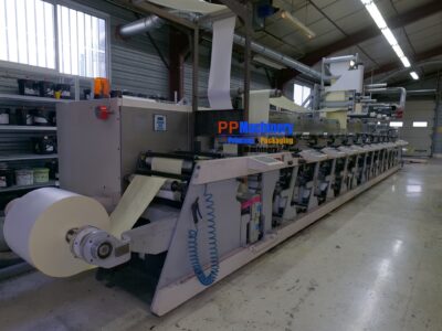 2008 NILPETER FA4 9 COLOURS FLEXO LABEL PRESS FULLY EQUIPPED FROM PP MACHINERY – GERMANY - Image 8