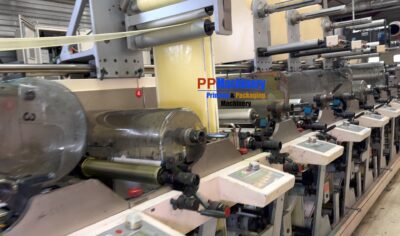 2008 NILPETER FA4 9 COLOURS FLEXO LABEL PRESS FULLY EQUIPPED FROM PP MACHINERY – GERMANY - Image 9