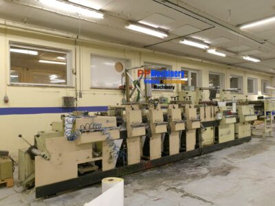 Alternative view of Mark Andy 4124 16" Flexo press 4 colours waterbased inks