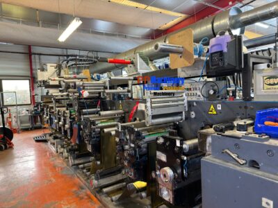 Gallus EM 280 8 colours with chilled rollers and flatbed die cutting from 2000 - Image 11