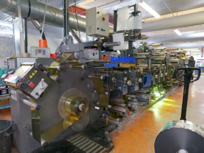 Gallus EM 280 8 colours with chilled rollers and flatbed die cutting from 2000 - Image 5
