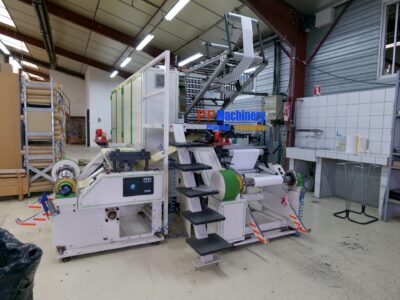Alternative view of Double Layer production and die cutting machine