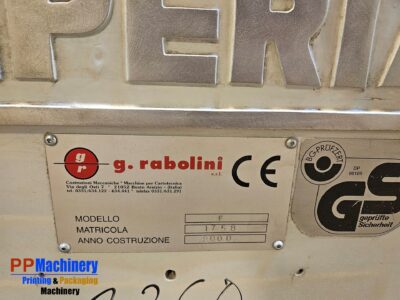 2000 RABOLINI F with FEEDER AND BATCH DELIVERY