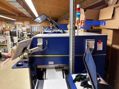 EPSON SurePress 4533 AW 7 colours Label printing machine Total paper feed 456,1km Total print 413,8 km Total on 6502 hours Total print time 2752,7 hours Installed 14.02.2018 29% Abrasion value