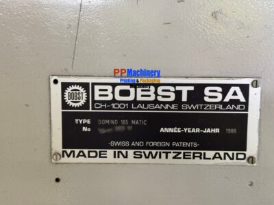 Bobst Domino 165 Matic Folder Gluer - Image 5