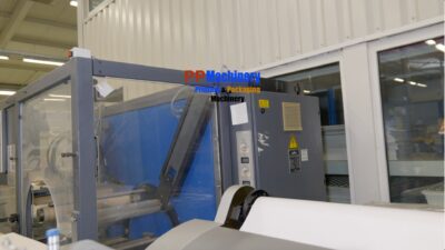 Gallus TR 510 Turret Rewinder with auto dispenser auto eject and conveyor for finished rolls - Image 12