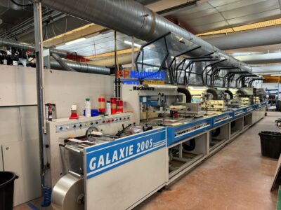SMAG GALAXIE 2005 5 colors Screen printing hot foil stamping flat bed die cutting - Image 6