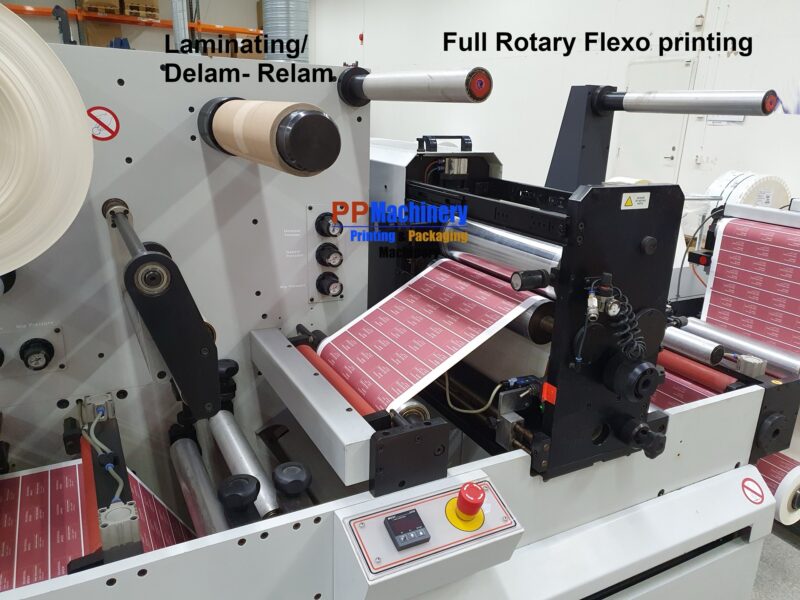 ABG Digicon label finisher with hot foil stamping