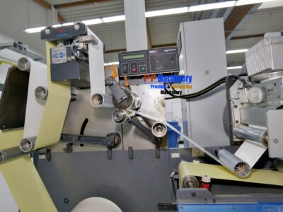 Gallus TCS 250 Intermittent offset label press with flexo varnishing and flat bed die cutter - Image 3