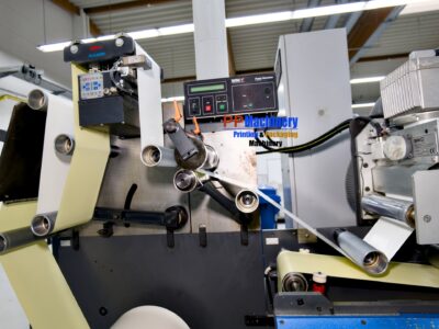 Gallus TCS 250 Intermittent offset label press with flexo varnishing and flat bed die cutter - Image 14