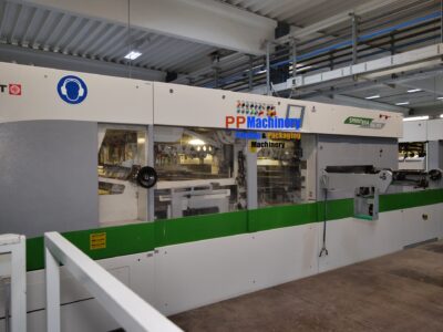 Alternative view of BOBST SPRINTERA 106 PER automatic die cutter with power register