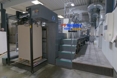 Manroland R 706 3B LV 6 colours offset press with varnishing - Image 7