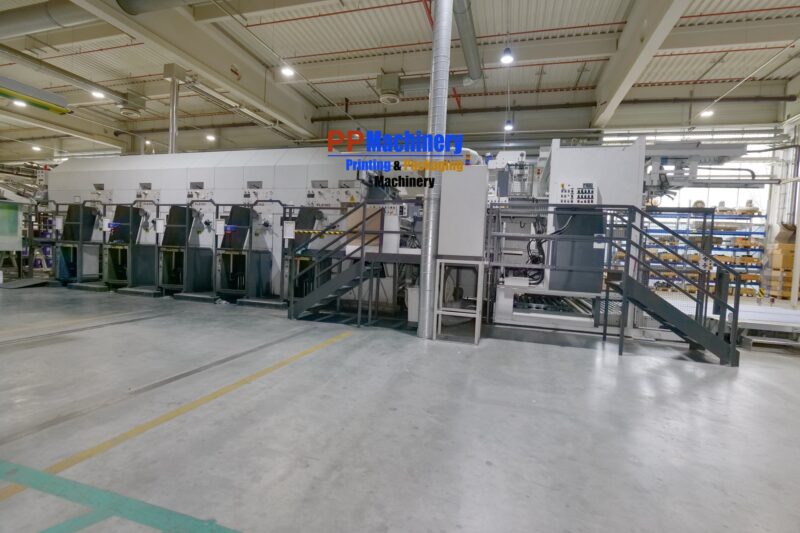 Bobst Flexo 200 5 colours flexo printing machine for corrugated board