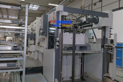 Alternative view of BOBST SP 102 E Automatic Die Cutting machine from 1990