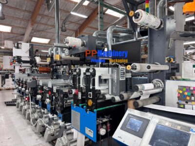 Alternative view of Gallus EM 280 8 colours flexo label press - very good equipped machine from #ppmachinery