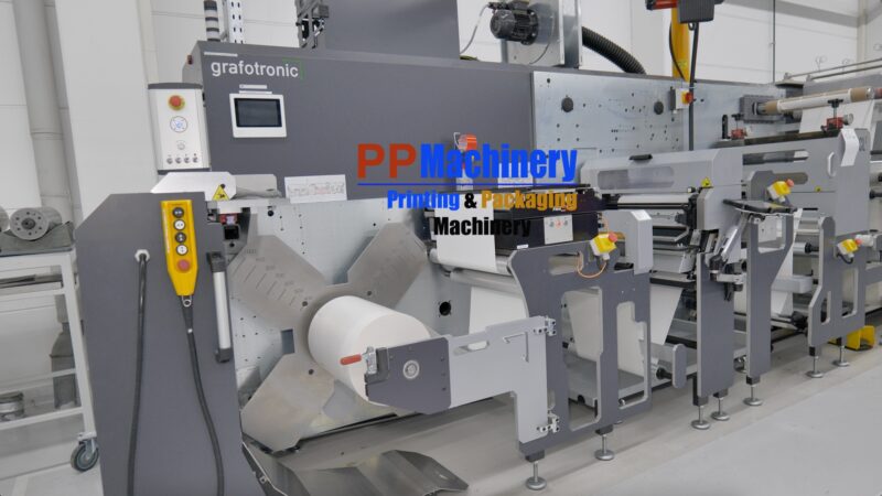 GRAFOTRONIC DCL2 550 Label converting line with turret rewinder from 2023 - Image 11
