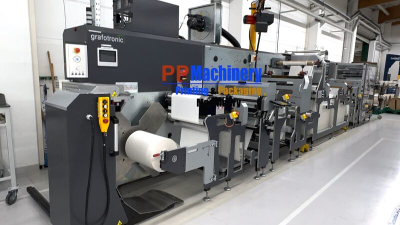 GRAFOTRONIC DCL2 550 Label converting line with turret rewinder from 2023 - Image 2