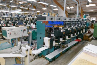 Alternative view of Nilpeter F-200 A 7 colours flexo label press from #ppmachinery