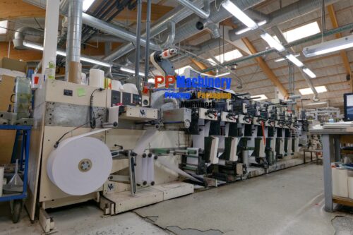 Nilpeter F 2400 8 colours flexo label press