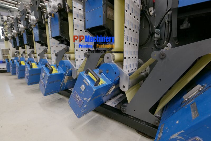 Gallus EM 280 8 colours flexo label press from 2003 - Image 8