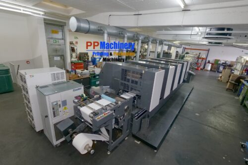 2020 Iwasaki TR 2 5 colours intermittent UV offset with 2 hotfoil units like new
