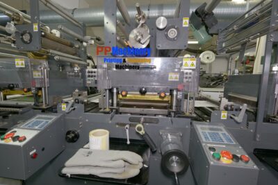 2020 Iwasaki TR 2 5 colours intermittent UV offset with 2 hotfoil units like new - label printing press - Image 10