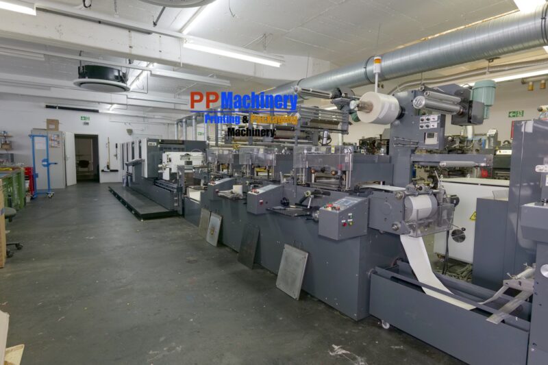 2020 Iwasaki TR 2 5 colours intermittent UV offset with 2 hotfoil units like new - label printing press - Image 12