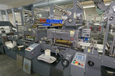 2020 Iwasaki TR 2 5 colours intermittent UV offset with 2 hotfoil units like new - label printing press - Image 13