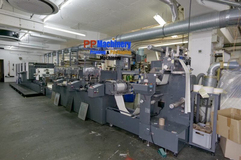 2020 Iwasaki TR 2 5 colours intermittent UV offset with 2 hotfoil units like new - label printing press - Image 2
