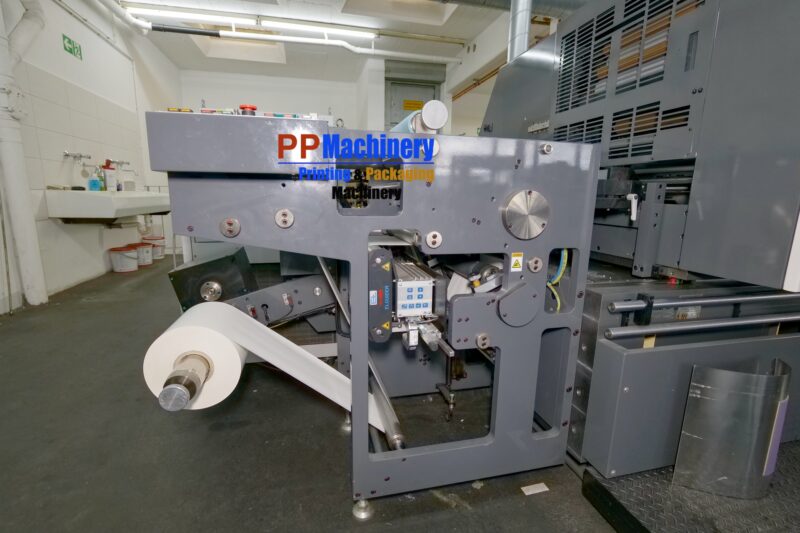 2020 Iwasaki TR 2 5 colours intermittent UV offset with 2 hotfoil units like new - label printing press - Image 7