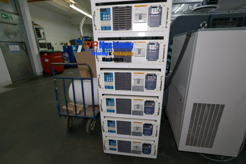 2020 Iwasaki TR 2 5 colours intermittent UV offset with 2 hotfoil units like new - label printing press - Image 8