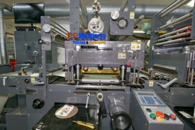 2020 Iwasaki TR 2 5 colours intermittent UV offset with 2 hotfoil units like new - label printing press - Image 9
